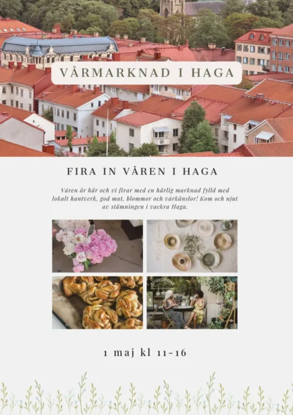 Nyhetsbrev för haga vårmarknad 2024
