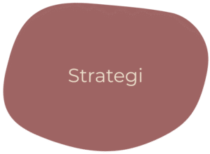 Vårt arbetssätt, första steget är strategi