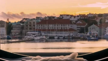 Utsikt från ett hotellrum på Marstrands havshotell